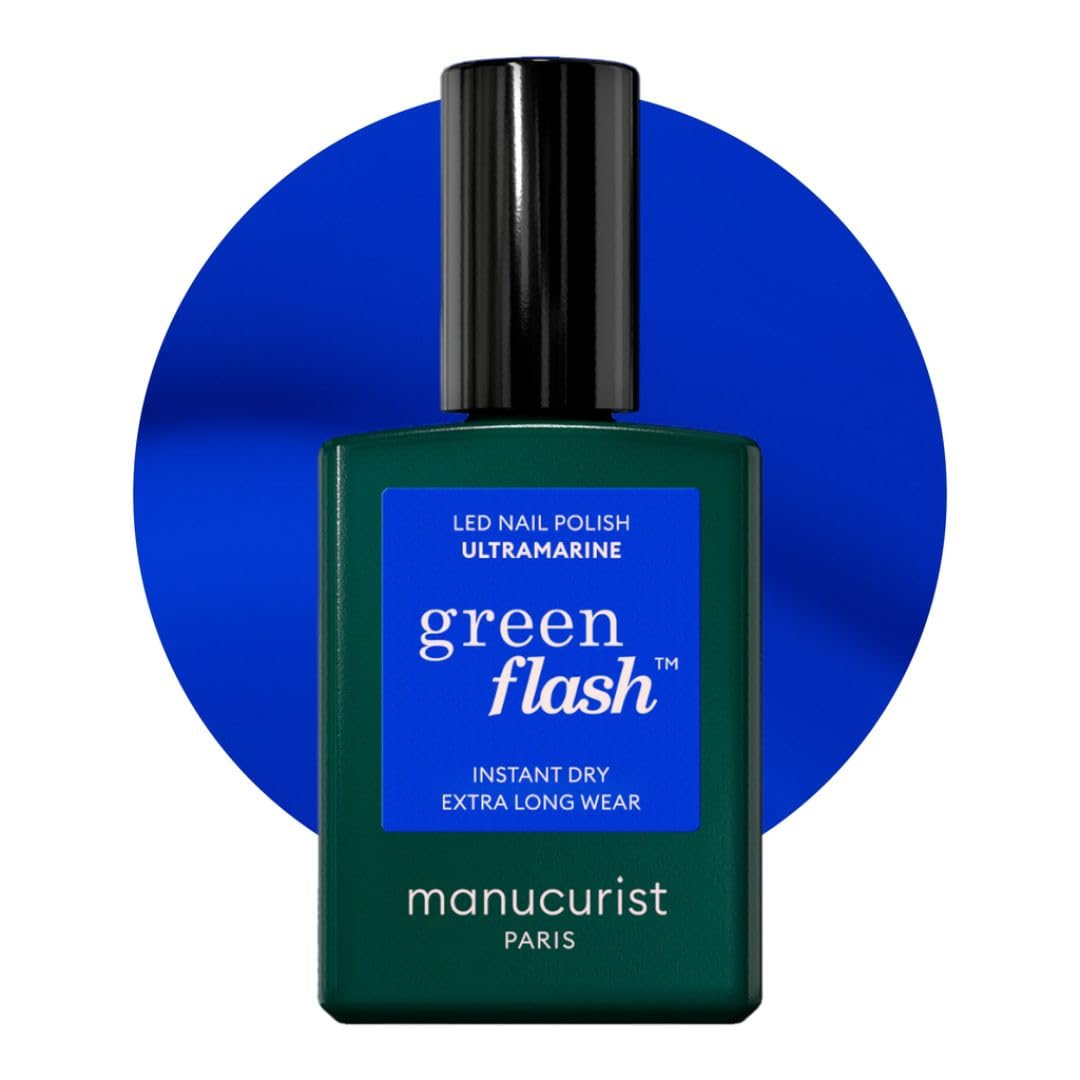 Amazon.com: Manucurist Green Flash LED Deep Blue Ultra Marine Gel